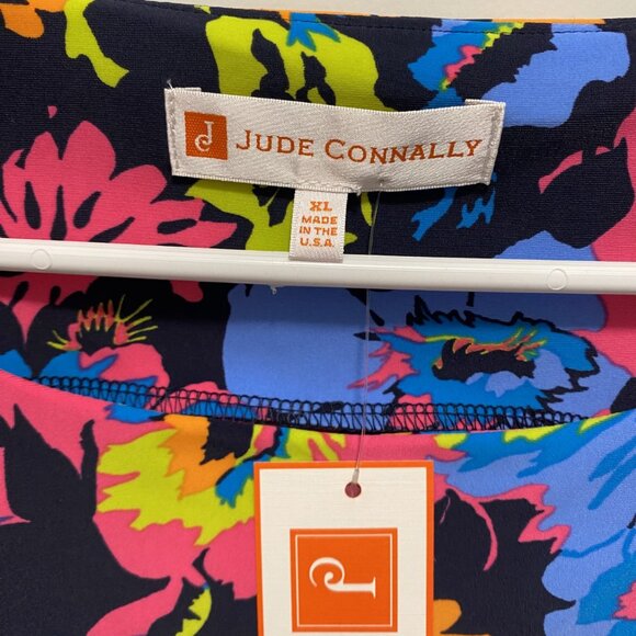 Jude Connally Wild flower navy dress NWT - Picture 3 of 5